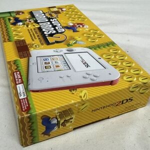 Nintendo 2DS Super Mario Bros. 2 Console Bundle - Scarlet Red